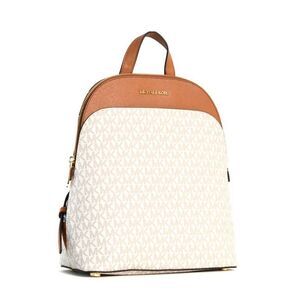 Michael Kors Emmy Large Backpack Signature Vanilla Acorn